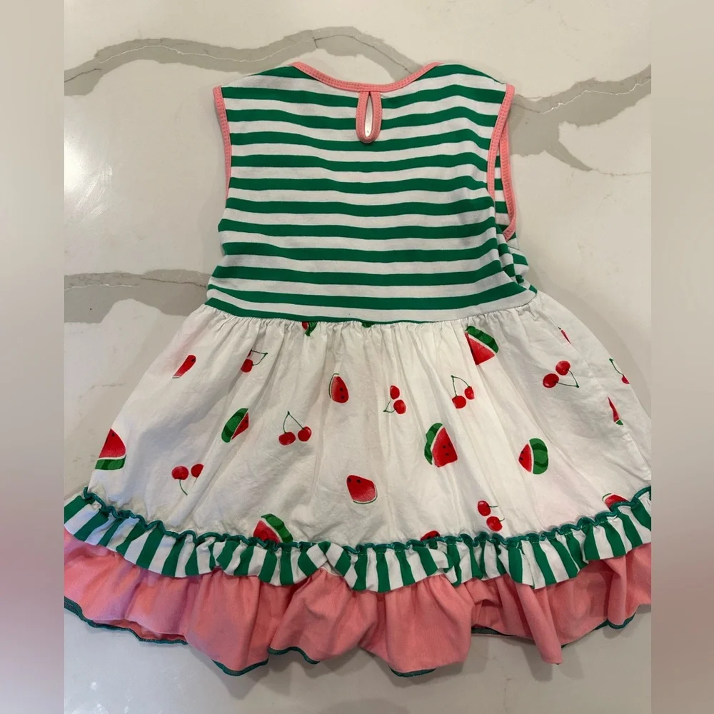 Ruffles by Tutu and Lulu Cherry Watermelon sundress